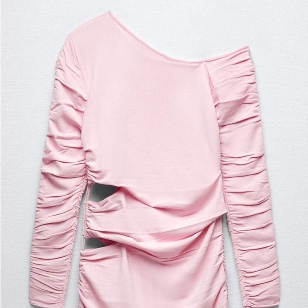 Pink Zara mini dress size small
